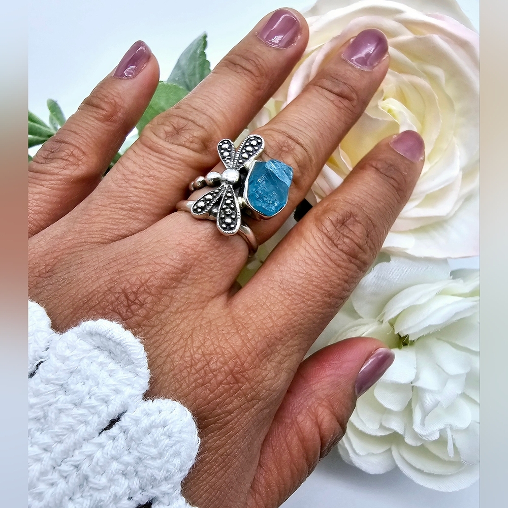 🥰 ROYAL DRAGONFLY RING - Picture 3 of 7
